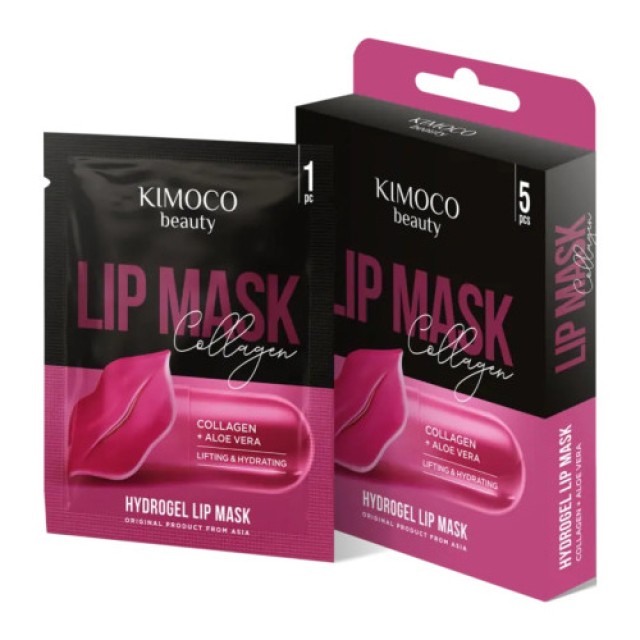 KIMOCO Beauty Lip Mask Collagen Μάσκα Χειλιών για Σύσφιξη και Ενυδάτωση με Κολλαγ product photo