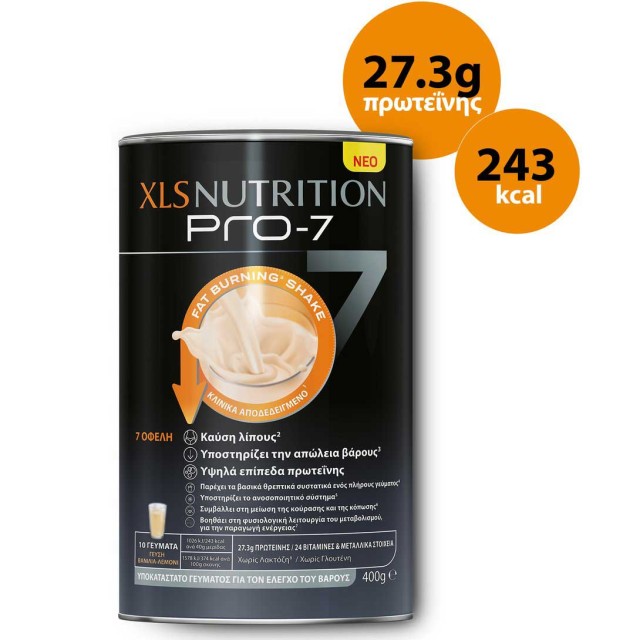 XLS Nutrition Pro-7 Fat Burning Shake 400gr product photo