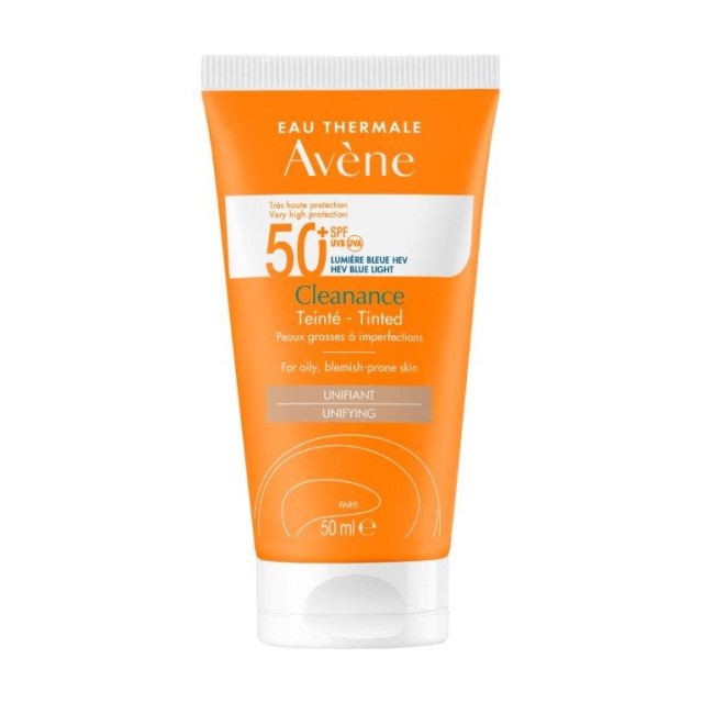 Avene Cleanance Solaire Αντηλιακό Προσώπου SPF50+ με Χρώμα για το Ευαίσθητο Λιπαρό Δέρμα με Ατέλειες 50ml product photo