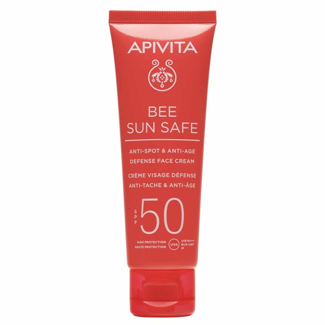 Apivita Bee Sun Safe Αντηλιακή Κρέμα Προσώπου Κατά Των Πανάδων & Των Ρυτίδων Spf50 50 ml product photo