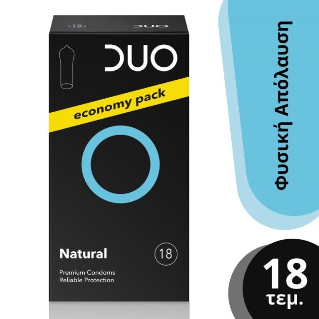 DUO Νatural Προφυλακτικά Κανονικά 18 τμχ product photo
