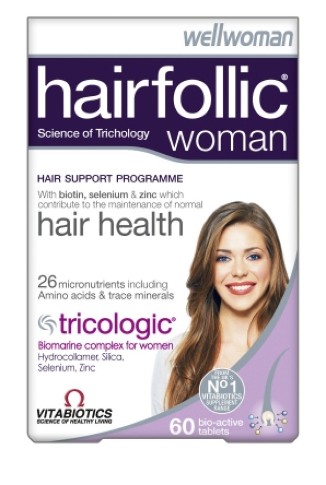 Vitabiotics Hairfollic Woman 60 tabs product photo