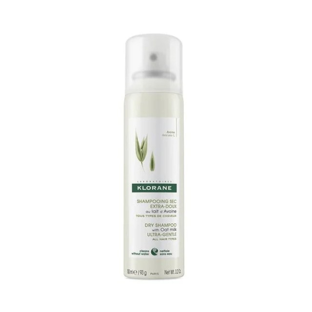 Klorane Avoine Dry Shampoo Για Κάθε Τύπο Μαλλιών Με Γαλάκτωμα Βρώμης 150ml product photo