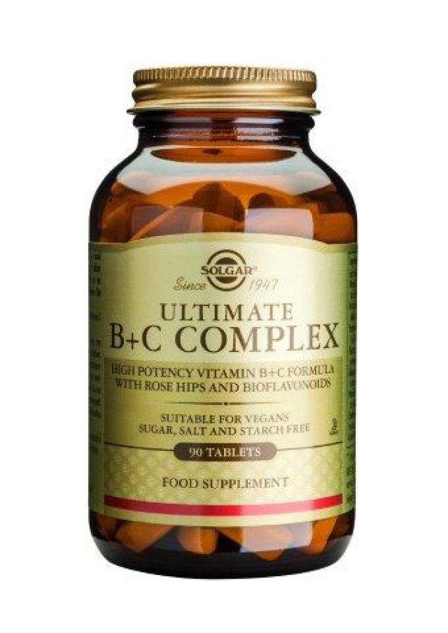 Solgar Ultimate B+C Complex 90 Tabs product photo