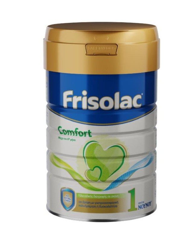Frisolac Comfort 1 Γάλα Ειδική Φόρμουλα Για Αναγωγές Ή Και Δυσκοιλιότητα 400 gr product photo