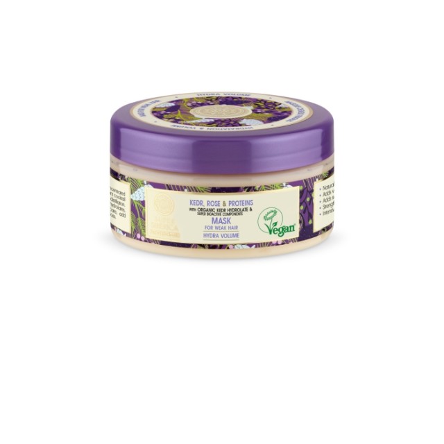 Natura Siberica Super Siberica Kedr, Rose & Proteins Mask Για Πολυδιάστατο Όγκο, Για Αδύναμα Μαλλιά 300 ml product photo