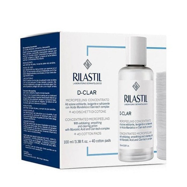 Rilastil SET D-Clar Concentrated Micropeeling 100 ml + 40 Δίσκοι Από Βαμβάκι product photo