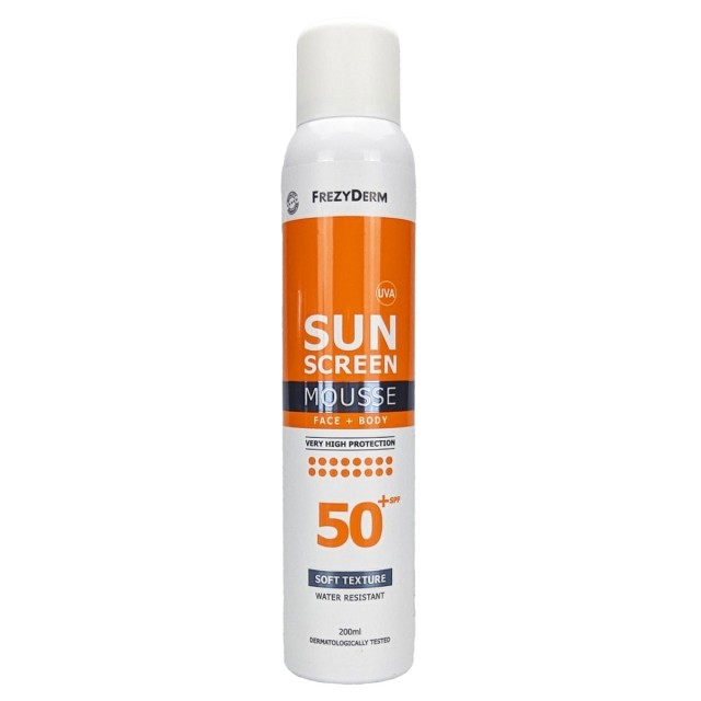 Frezyderm Sunscreen Face & Body Mousse Spf50+, 200ml product photo