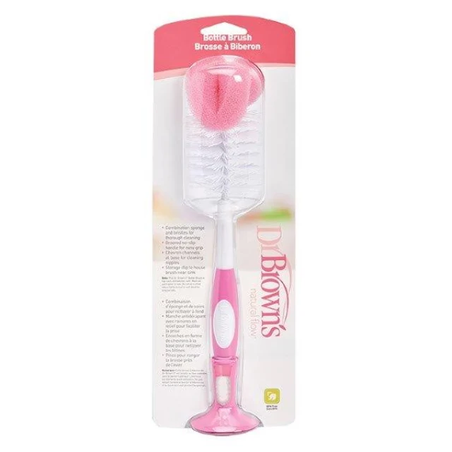 Dr. Browns Βούρτσα Καθαρισμού Μπιμπερό Ροζ 1 τεμ - AC 026 product photo