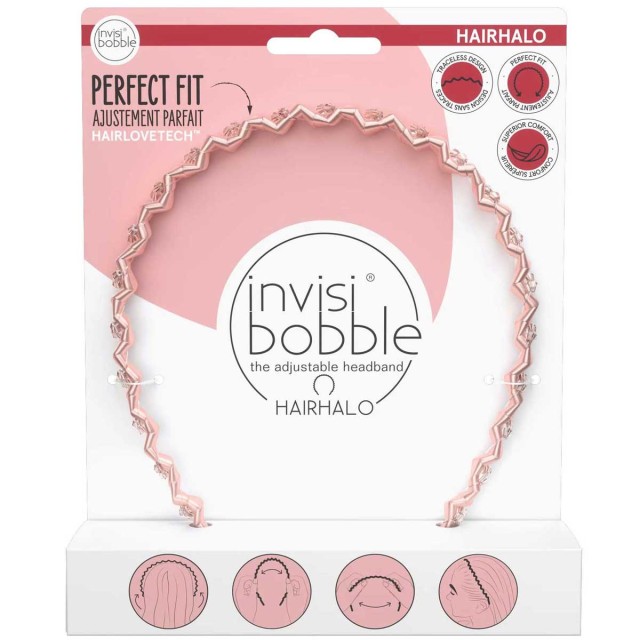 Invisibobble Hairhalo Headband Pink Sparkle 1 τεμ product photo