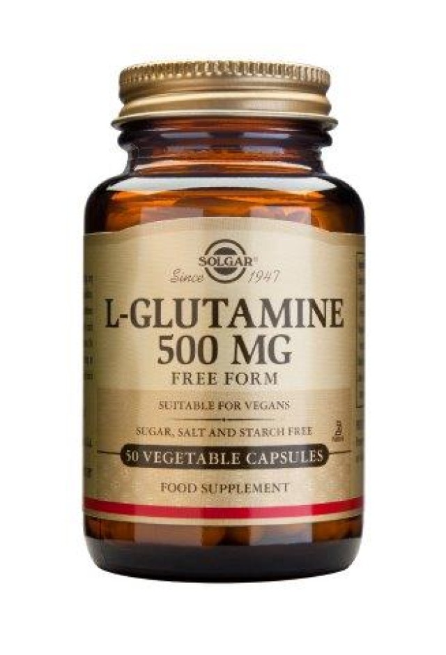Solgar L-Glutamine 500 mg 50 Veg.Caps product photo