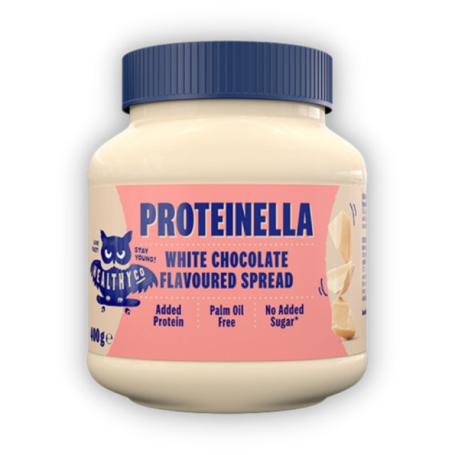 Healthy Co Proteinella White Chocolate Κρέμα Λευκής Σοκολάτας με Έξτρα Πρωτεϊνη Χωρίς Προσθήκη Ζάχαρης 360gr product photo