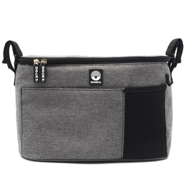 Dooky Diaper Βuggy Organizer Deluxe Grey Melange Τσάντα για Καρότσι Μωρού 1τεμ product photo