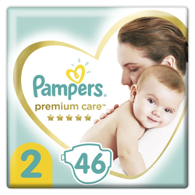 Pampers Premium Care Μέγεθος 2 (4-8Κg) 46 Πάνες product photo