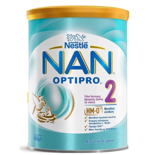 Nestle Γάλα Σε Σκόνη NAN Optipro 2 6m+ 800 gr product photo