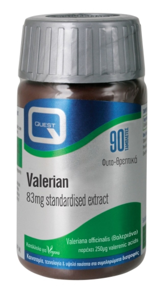 Quest Valerian 83 mg Extract 90 tabs product photo