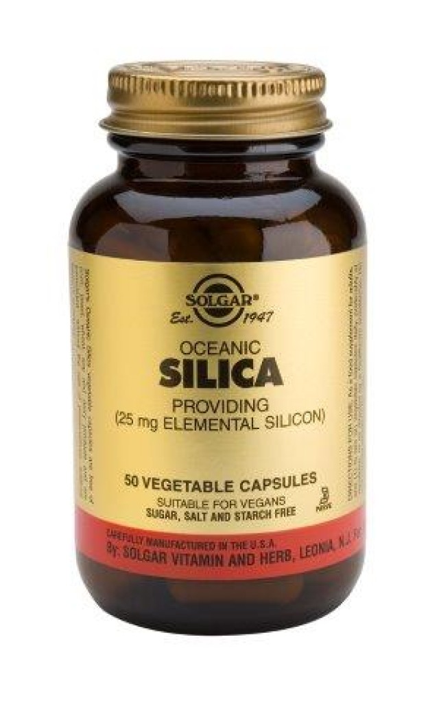 Solgar Oceanic Silica 25 mg 50 Veg.Caps product photo