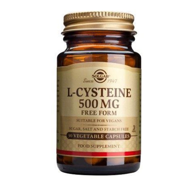Solgar L-Cysteine 500 mg 30 Veg.Caps product photo