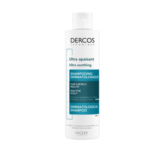 Vichy Dercos Ultra Soothing 200 ml - Normal/Oily Hair product photo