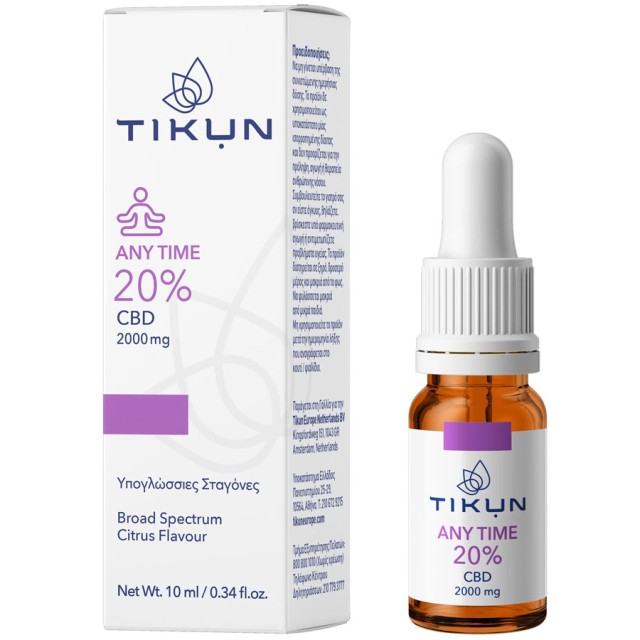 Tikun Any Time 20% CBD 2000mg Oral Drops 10ml product photo
