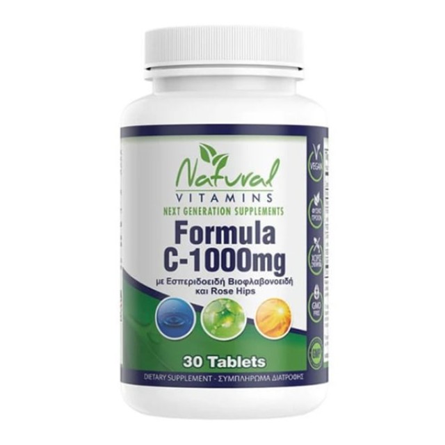 Natural Vitamins Formula C-1000mg 30tabs product photo