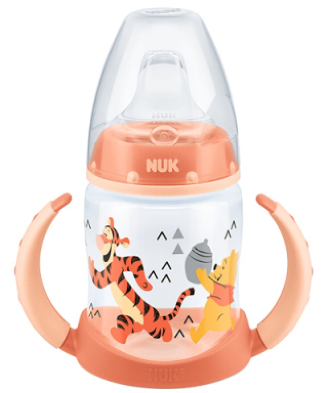 Nuk First Choice Winnie Εκπαιδευτικό Μπιμπερό Πολυπροπυλενίου (PP) Με Ρύγχος Σιλικόνης Και 2 Λαβές 150 ml 6m+ product photo