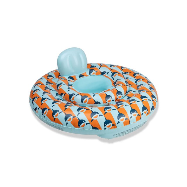 Swim Essentials Παιδικό Σωσίβιο Blue Sharks με Κάθισμα 69εκ 0-1 ετών product photo