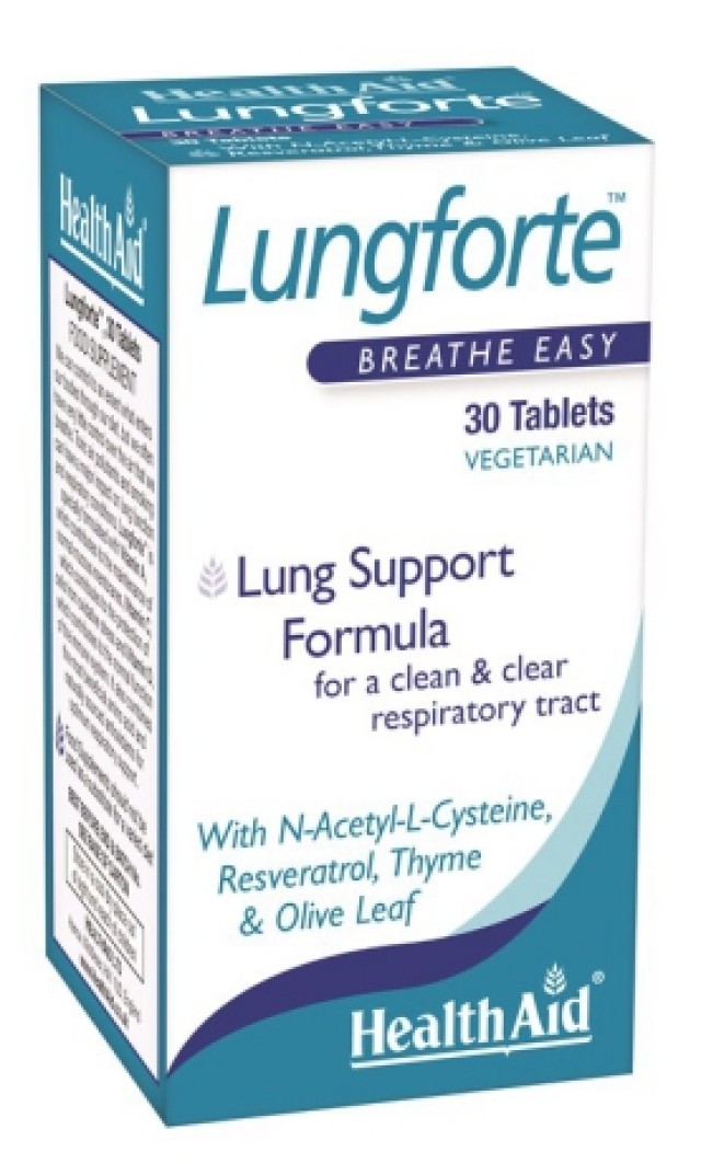 Health Aid Lungforte 30 tabs product photo
