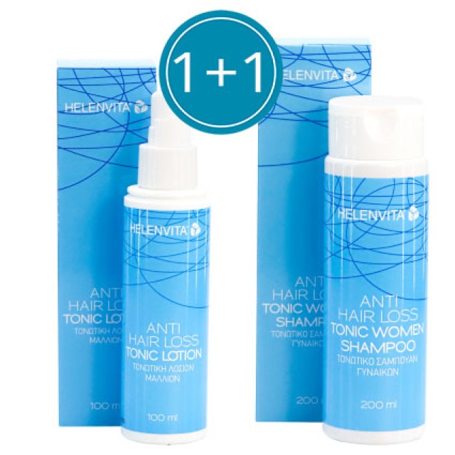 Helenvita Promo Anti Hair Loss Tonic Lotion 100 ml + Anti Hair Loss Tonic Women Shampoo 100 ml product photo