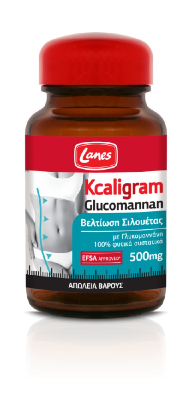 Lanes Kcaligram Glucomannan 500mg 60 caps product photo