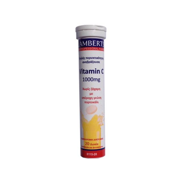 Lamberts Vitamin C 1000Mg 20 Αναβράζοντα Δισκία product photo