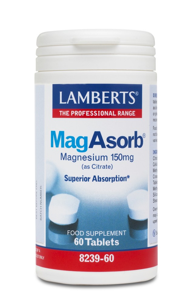 Lamberts Mag Asorb 60 Ταμπλέτες product photo