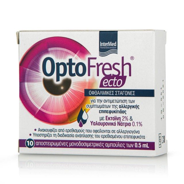 Intermed Optofresh Ecto Eye Drops 10 x 0.5 ml product photo