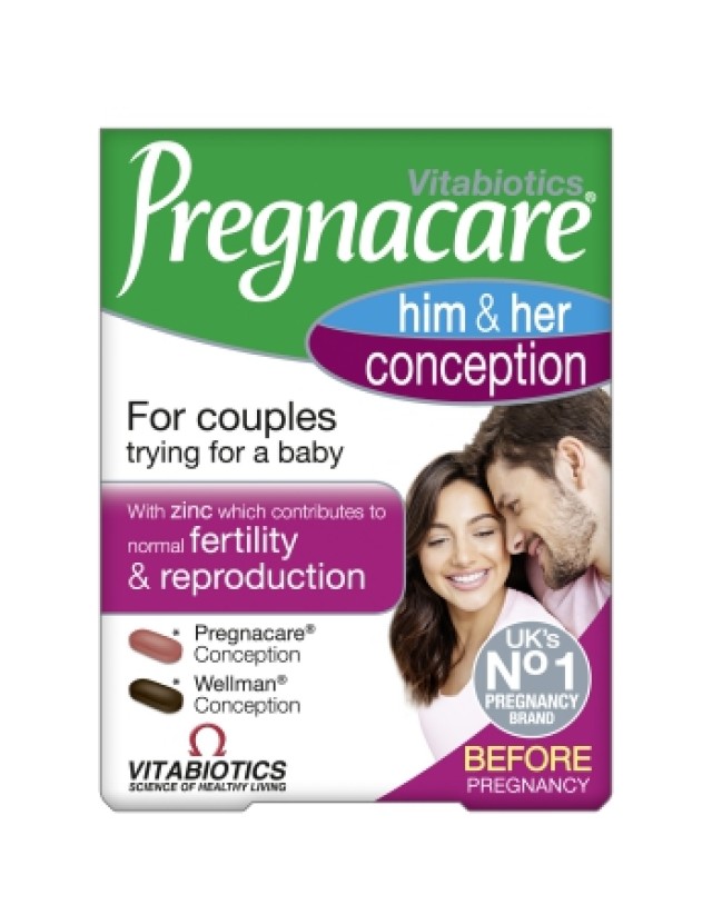 Vitabiotics Pregnacare Him & Her Conception 30 tabs / 30 tabs product photo