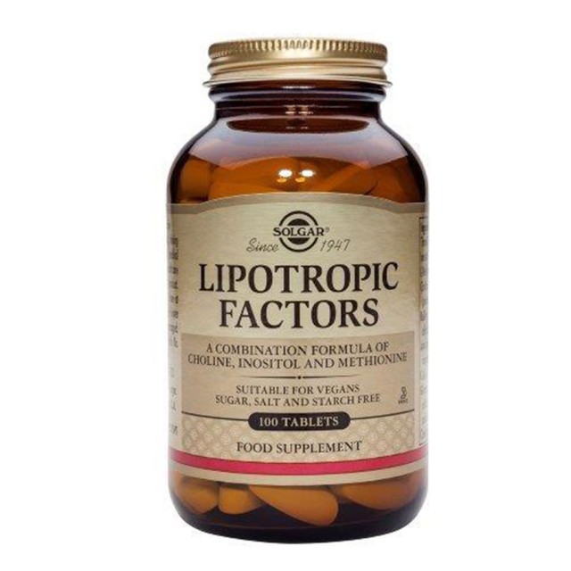 Solgar Lipotropic Factors 100 Tabs product photo