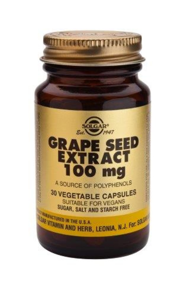 Solgar Grape Seed Extract 100 mg 30 Veg.Caps product photo