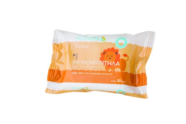 Helenvita Baby Μωρομαντηλα Χαμομηλι 20 τεμ. product photo