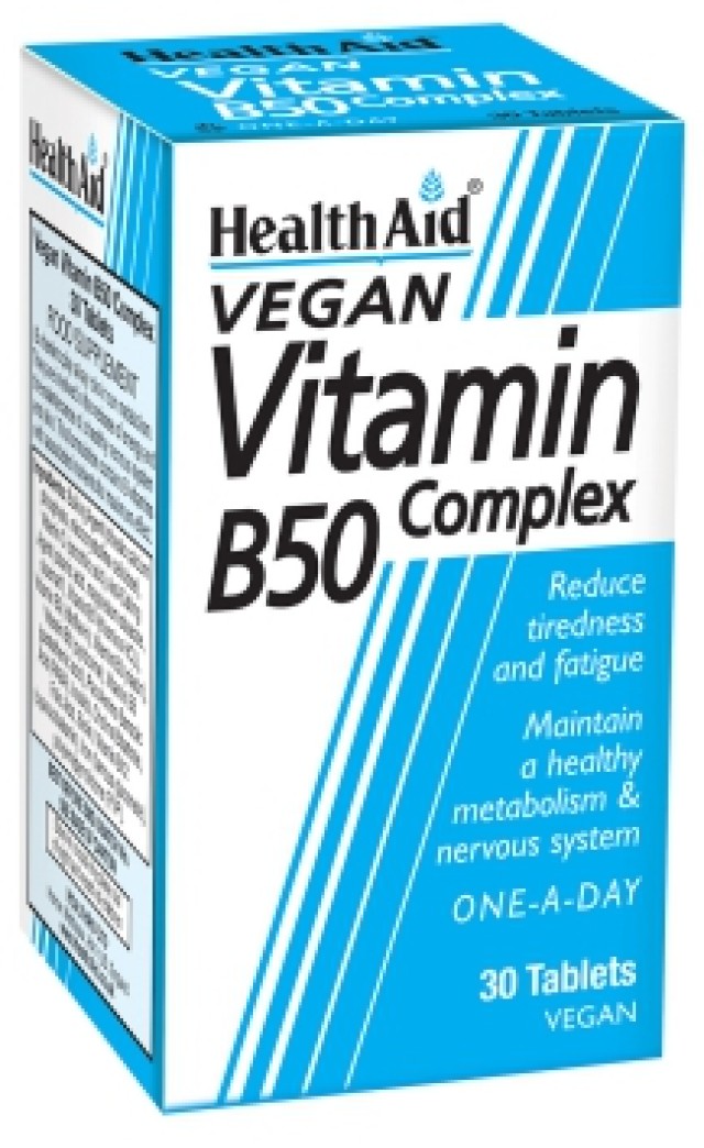 Health Aid Vegan Β50 Complex 30 tabs product photo
