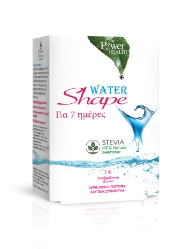 Power Health 7Days Water Shape Program Stevia 14 Αναβρ. Δισκία product photo
