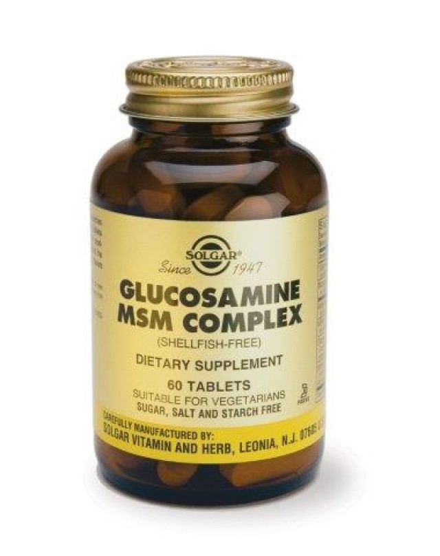 Solgar Glucosam.Msm Comp(Shellf-Free) 60 Tabs product photo