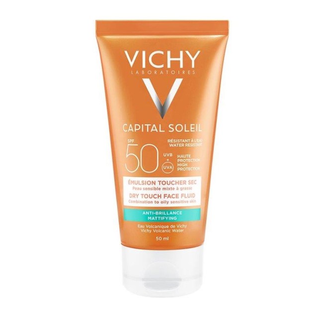 Vichy Capital Soleil Dry Touch Face Fluid SPF50 50 ml product photo