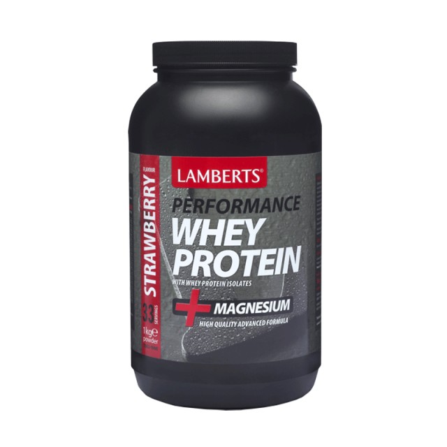 Lamberts Whey Protein Με Γεύση Φράουλα 1000 Γραμμάρια product photo