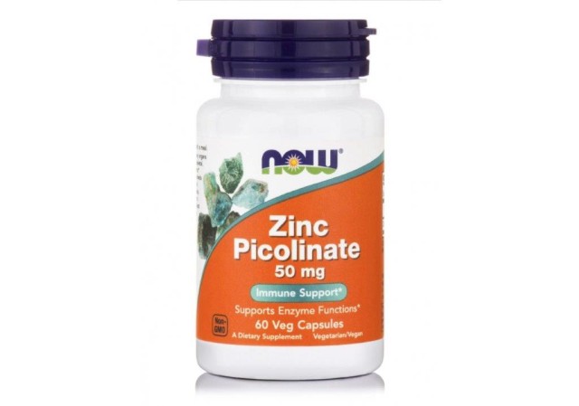 Now Foods Zinc Picolinate 50 mg 60 caps product photo