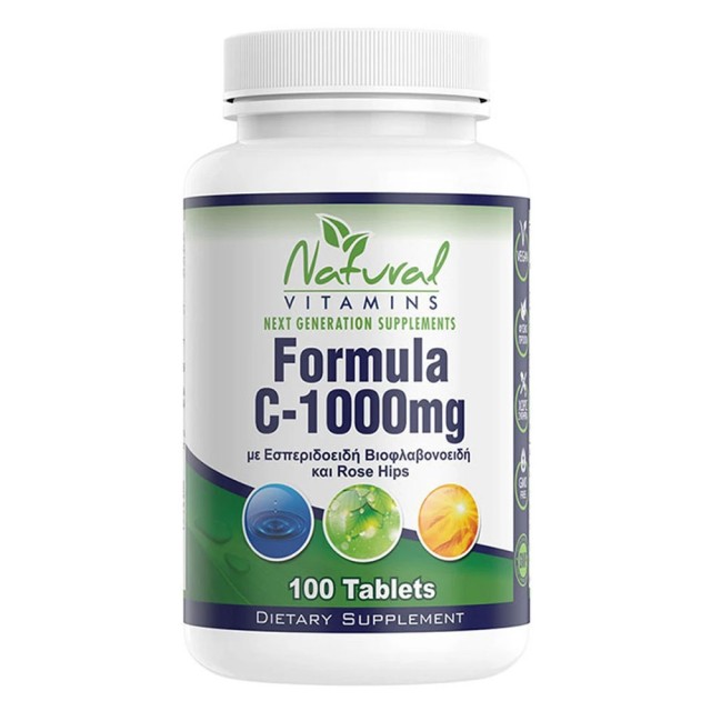 Natural Vitamins Formula C-1000mg 100tabs product photo