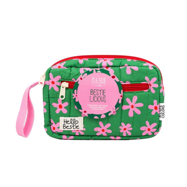 Aloe Colors Bestielicious Bag 2026 Νεσεσέρ με Hair & Body Mist 100ml, Lip Balm 15ml & Acne Patches 9τμχ product photo