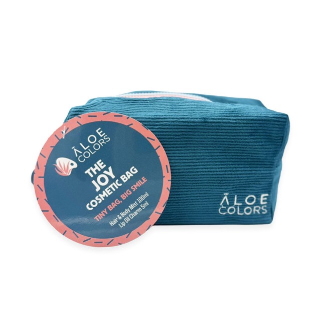 Aloe Colors Promo The Joy Cosmetic Bag Mist Μαλλιών & Σώματος 100ml, Έλαιο Χειλιών Charm 5ml & Νεσεσέρ product photo