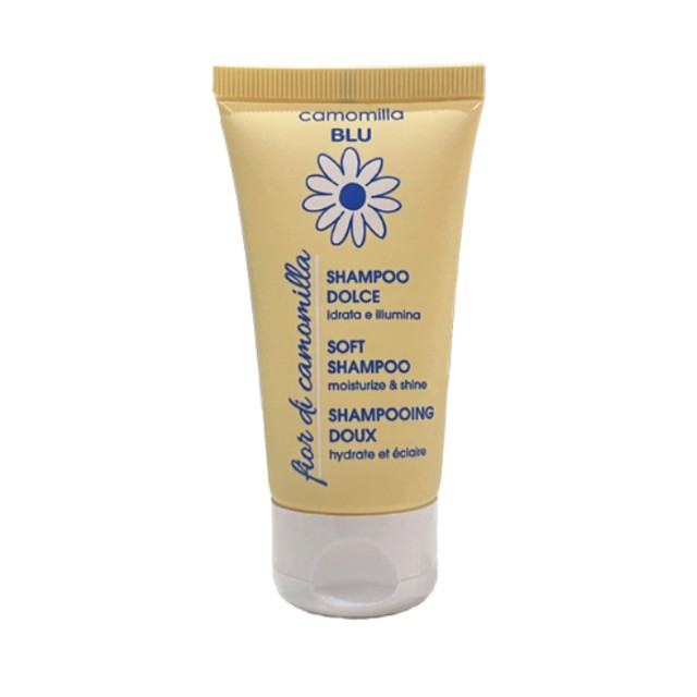 Camomilla Blu Fior di Camomilla Soft Shampoo Απαλό Σαμπουάν Mαλλιών για Eνυδάτωση & Λάμψη 50ml product photo