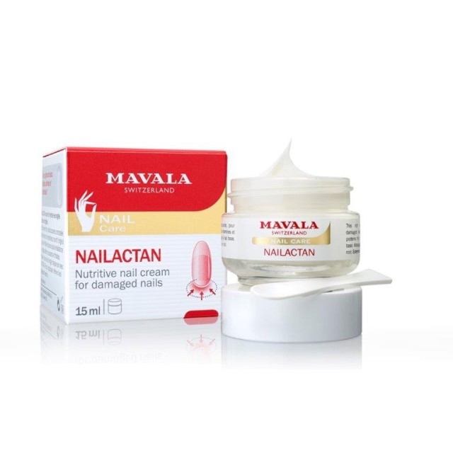 Mavala Nailactan Cream Επανορθωτική Θρεπτική Κρέμα Νυχιών Για Αδύναμα, Λεπτά Νύχια 15 ml product photo