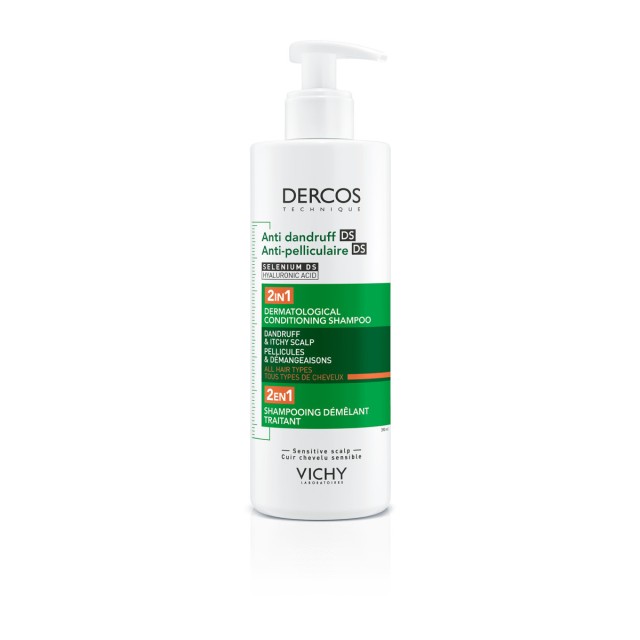 Vichy Dercos Anti-Dandruff DS 2in1 Conditioning Shampoo 390ml product photo