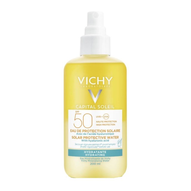 Vichy Capital Soleil Solar Protective Water Hydrating SPF50 200ml product photo